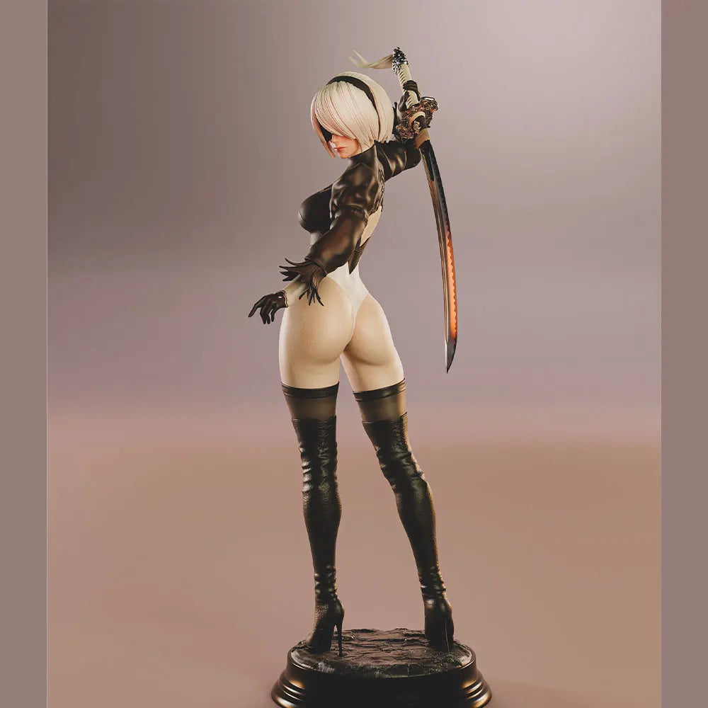 1/24 Sexy Fantasy Warrior Female, Resin Model Figure Kit, Unassembled and Unpainted