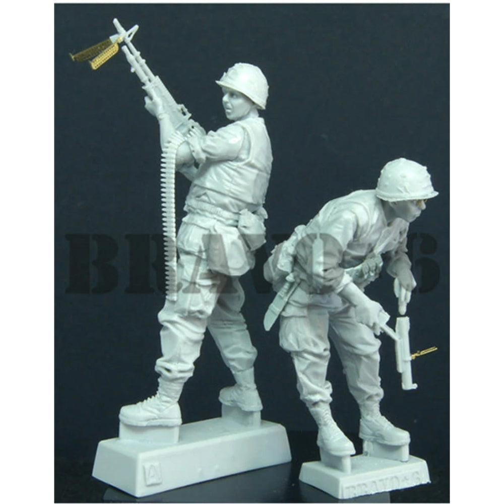 1/35 Vietnam War USMC Soldiers, 3 Figures, Resin Model Figure Kit, Unassembled and Unpainted