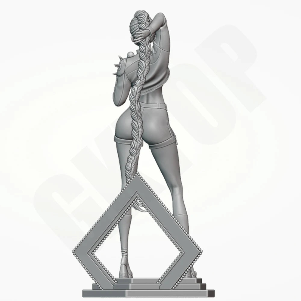 1/24 Belle Devil Hunter, Resin Model Figure Kit, Unassembled and Unpainted