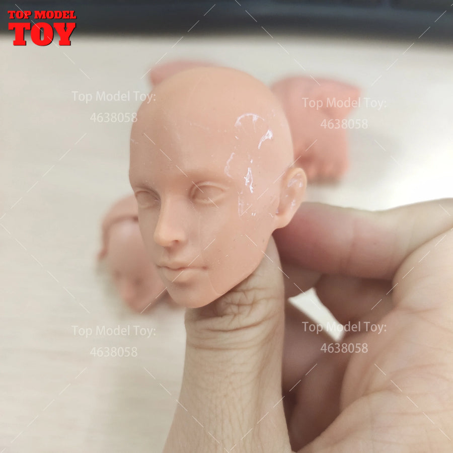 1/6 Scale Generic Portrait Head Sculpts Mixed Male & Female 6-Pack Resin Bust Kit - resin model view 4