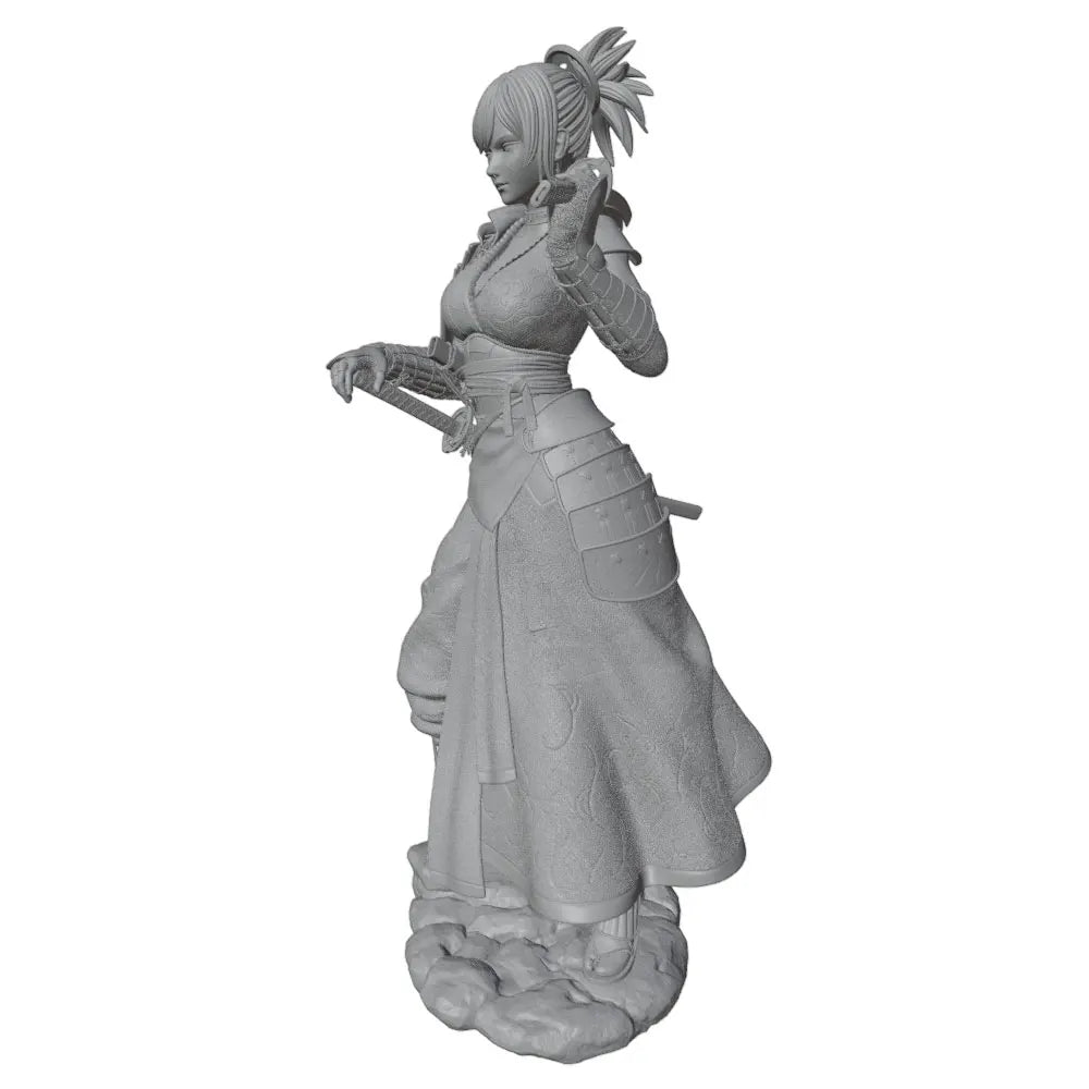 1/24 Warrior with Rifle, Resin Model Figure Kit, Fantasy Theme, Unassembled and Unpainted