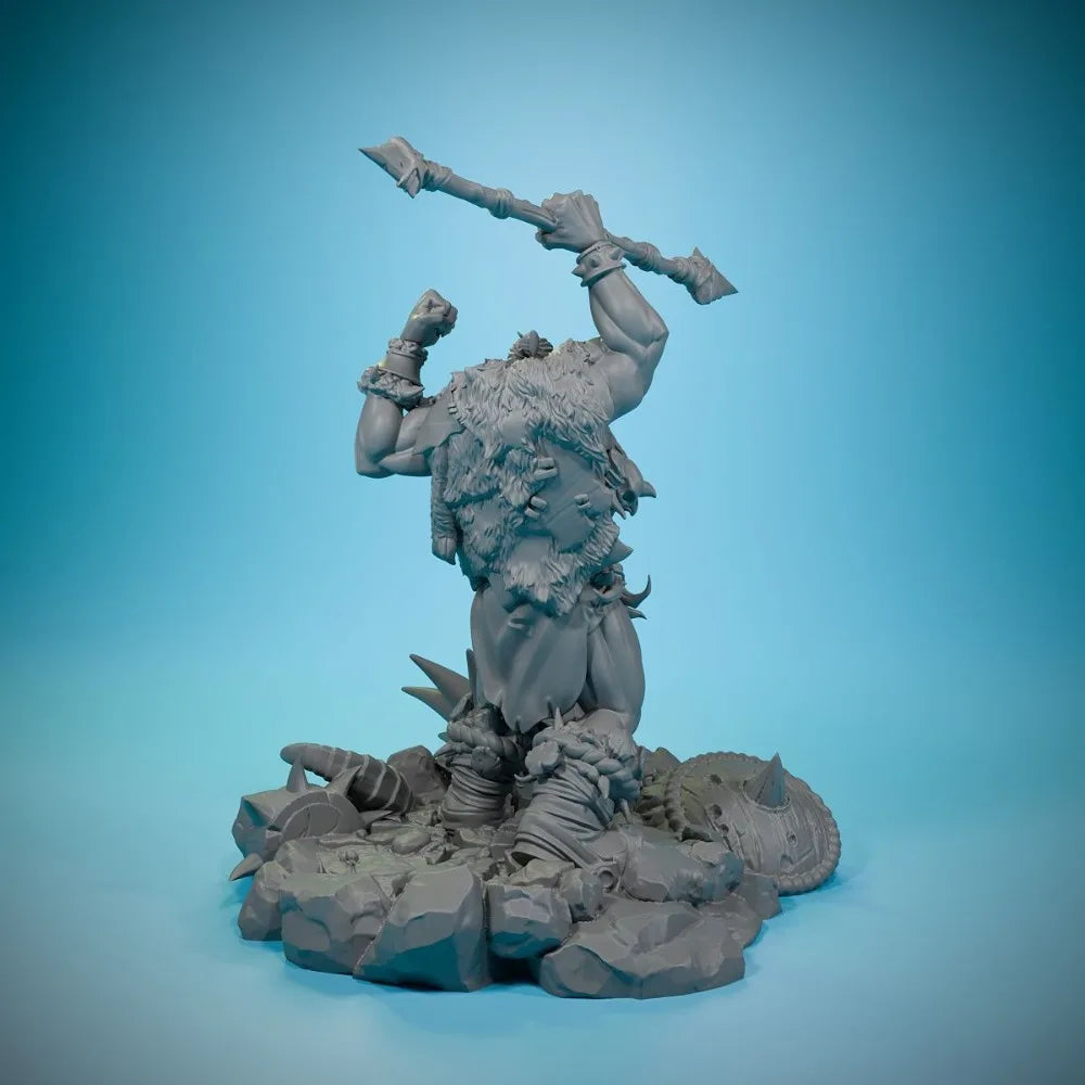73mm Orc Ranger, Resin Model Figure Kit, Fantasy Theme, Unassembled and Unpainted