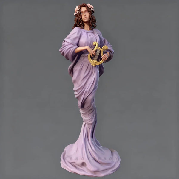 90mm Classical Maiden, Resin Model Figure Kit, Fantasy Theme, Unassembled and Unpainted