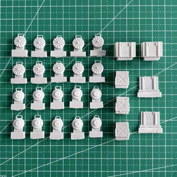 1/35 WWII German Antitank Mines, Resin Model Terrain Kit, Unpainted