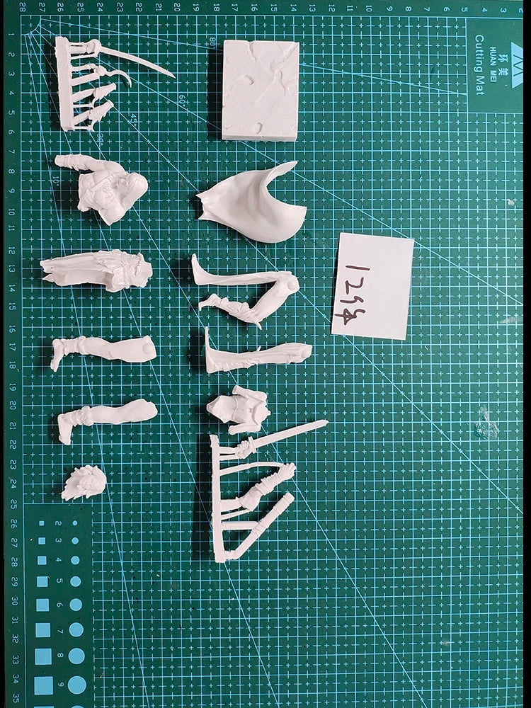 75mm Medieval Fantasy Knight Officer, Resin Model Figure Kit, Unassembled and Unpainted