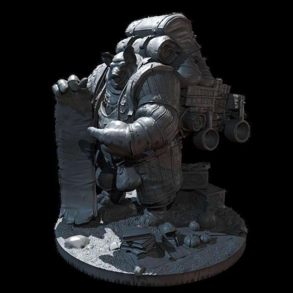 50mm Soldier, Resin Model Figure Kit, Sci-Fi Theme, Unassembled and Unpainted
