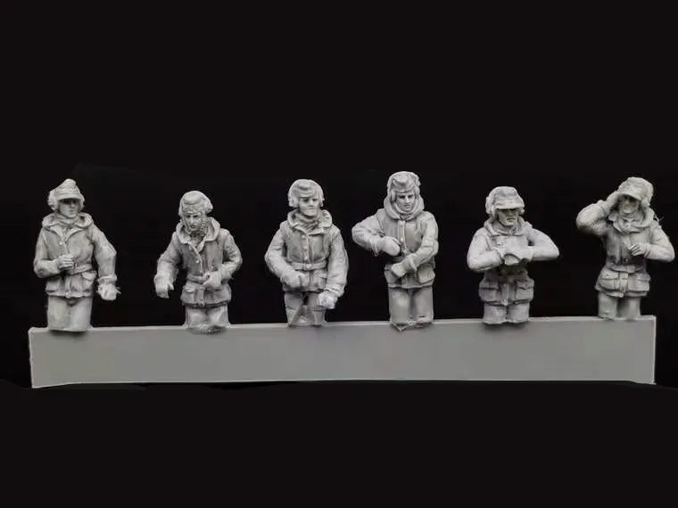 1/72 Modern Arctic Combat Soldiers, 12 Figures, Resin Model Figure Kit, Unassembled and Unpainted