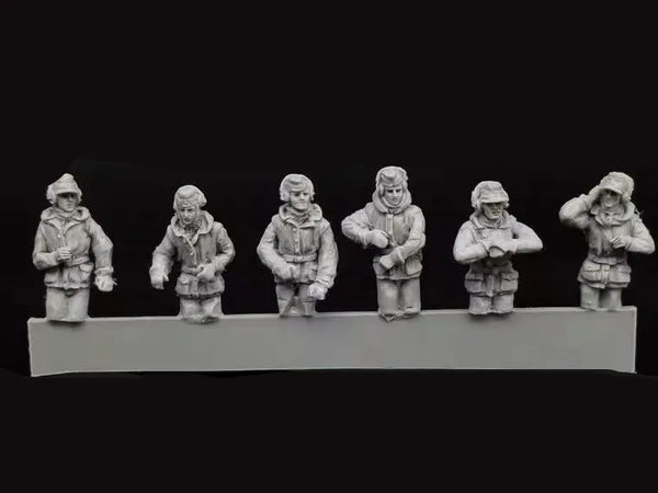 1/72 Modern Arctic Combat Soldiers, 12 Figures, Resin Model Figure Kit, Unassembled and Unpainted