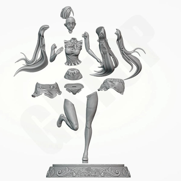 1/24 Belle Elizabeth, Resin Model Figure Kit, Anime Theme, Unassembled and Unpainted