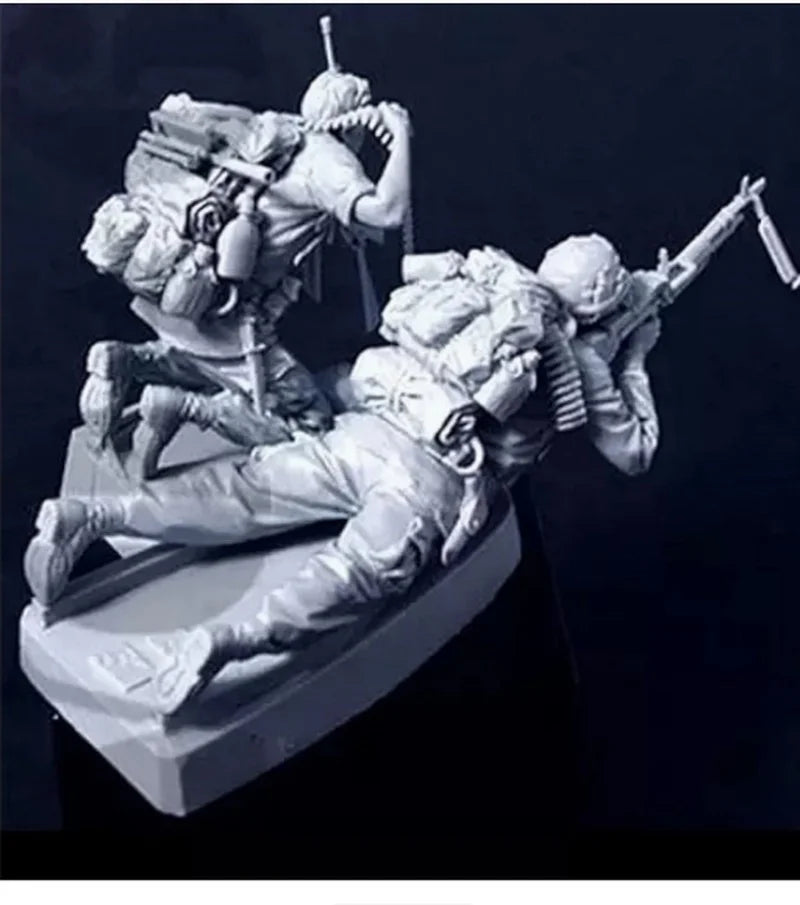 1/35 Vietnam War American Jungle Combat, 4 Figures, Resin Model Figure Kit, Unassembled and Unpainted