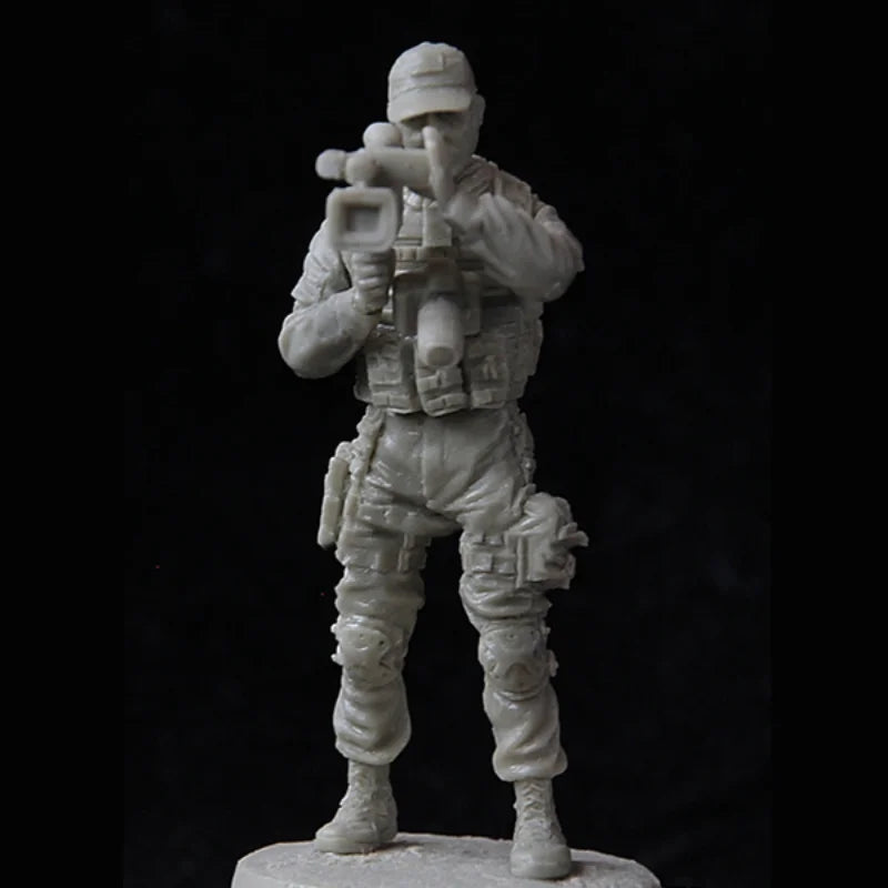 1/35 Modern Commando Cameraman, Resin Model Figure Kit, Unassembled and Unpainted