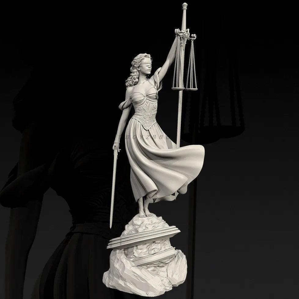 75mm Classical Allegorical Lady, Resin Model Figure Kit, Mythology Theme, Unassembled and Unpainted