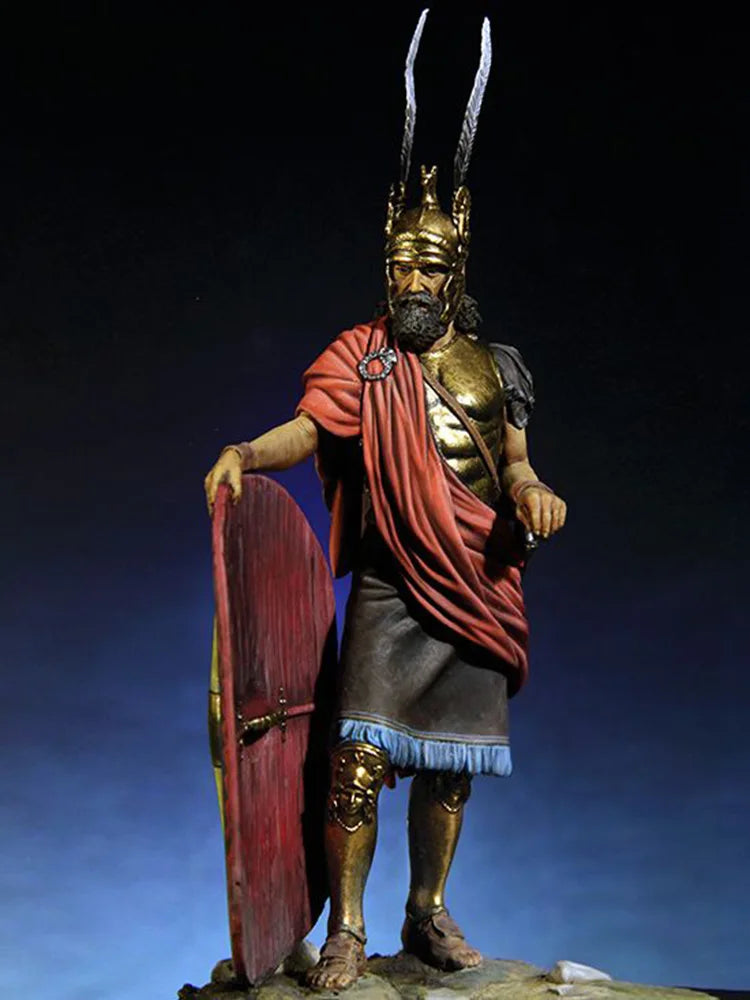 90mm Ancient Dacian Warrior, Resin Model Figure Kit, Unassembled and Unpainted