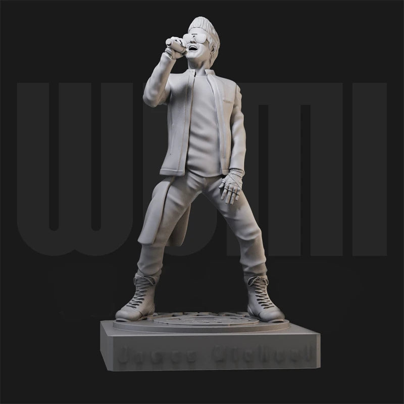 1/18 Rock Singer Musician, 6 Figures, Resin Model Figure Kit, Historical Theme, Unassembled and Unpainted