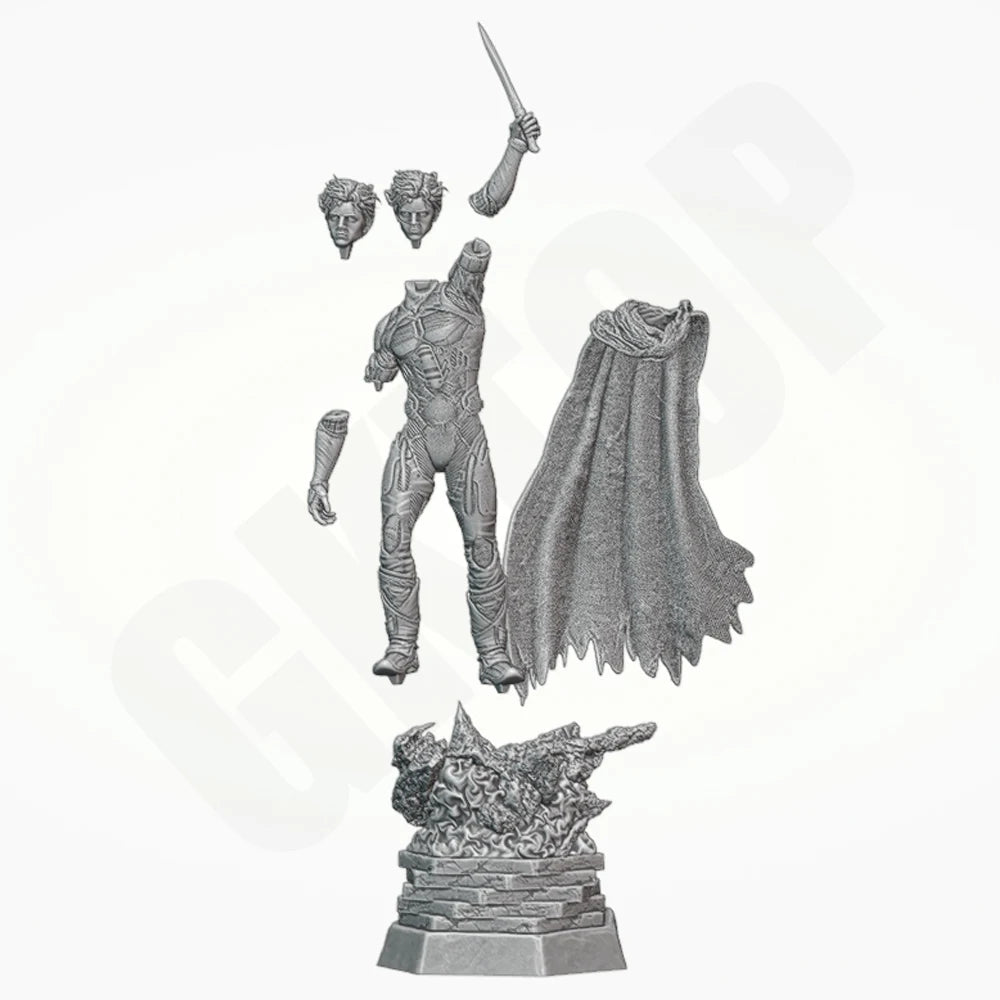 1/24 Gothic Fantasy Daemon, Resin Model Figure Kit, Fantasy Theme, Unassembled and Unpainted
