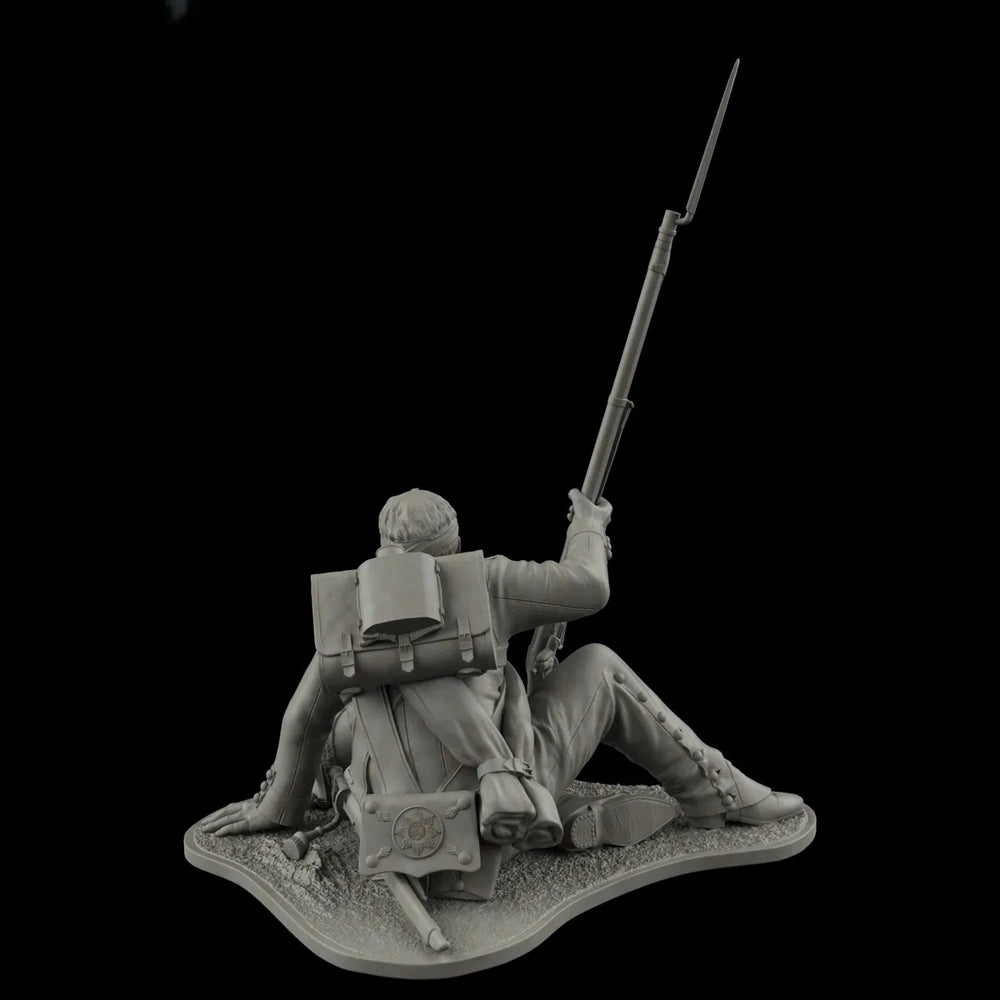 75mm Modern Lithuanian Guards NCO, 5 Figures, Resin Model Figure Kit, Unassembled and Unpainted