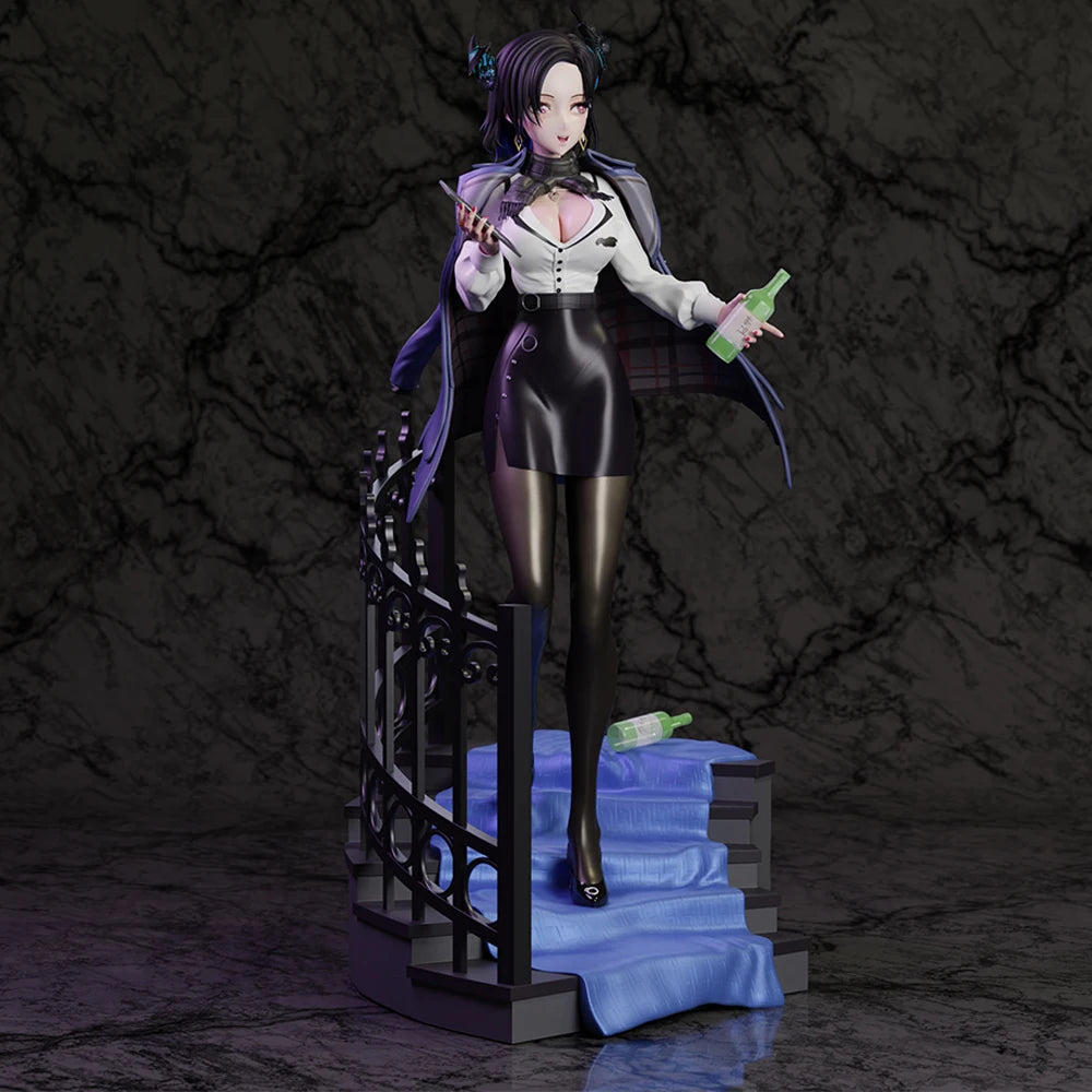 1/24 Gothic Woman, Resin Model Figure Kit, Fantasy Theme, Unassembled and Unpainted