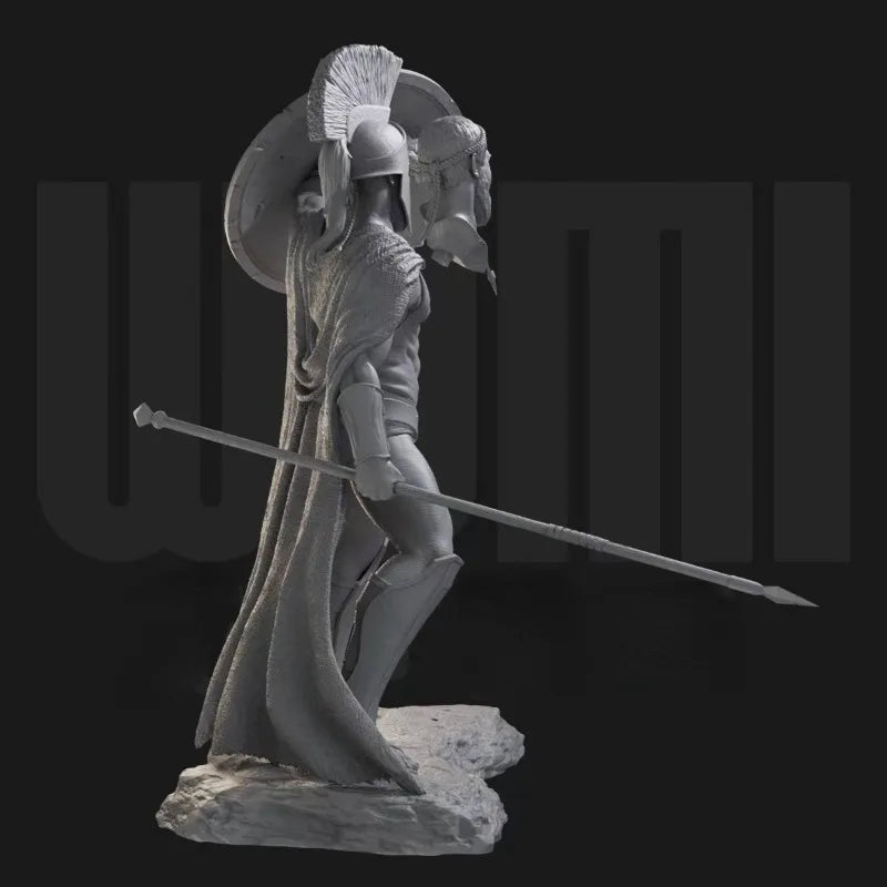 1/24 Ancient Spartan King, Resin Model Figure Kit, Unassembled and Unpainted