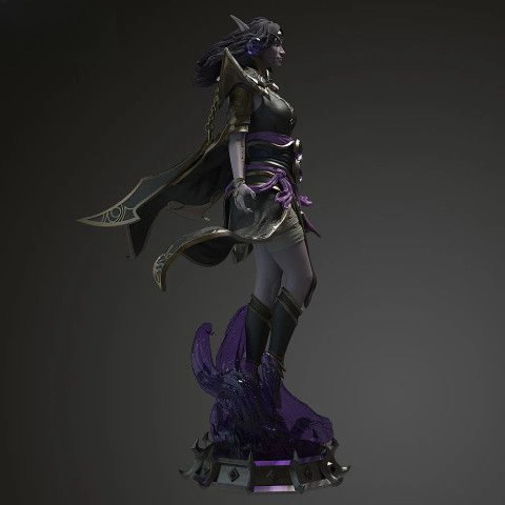 180mm Dark Fantasy Sorceress, Resin Model Figure Kit, Fantasy Theme, Unassembled and Unpainted