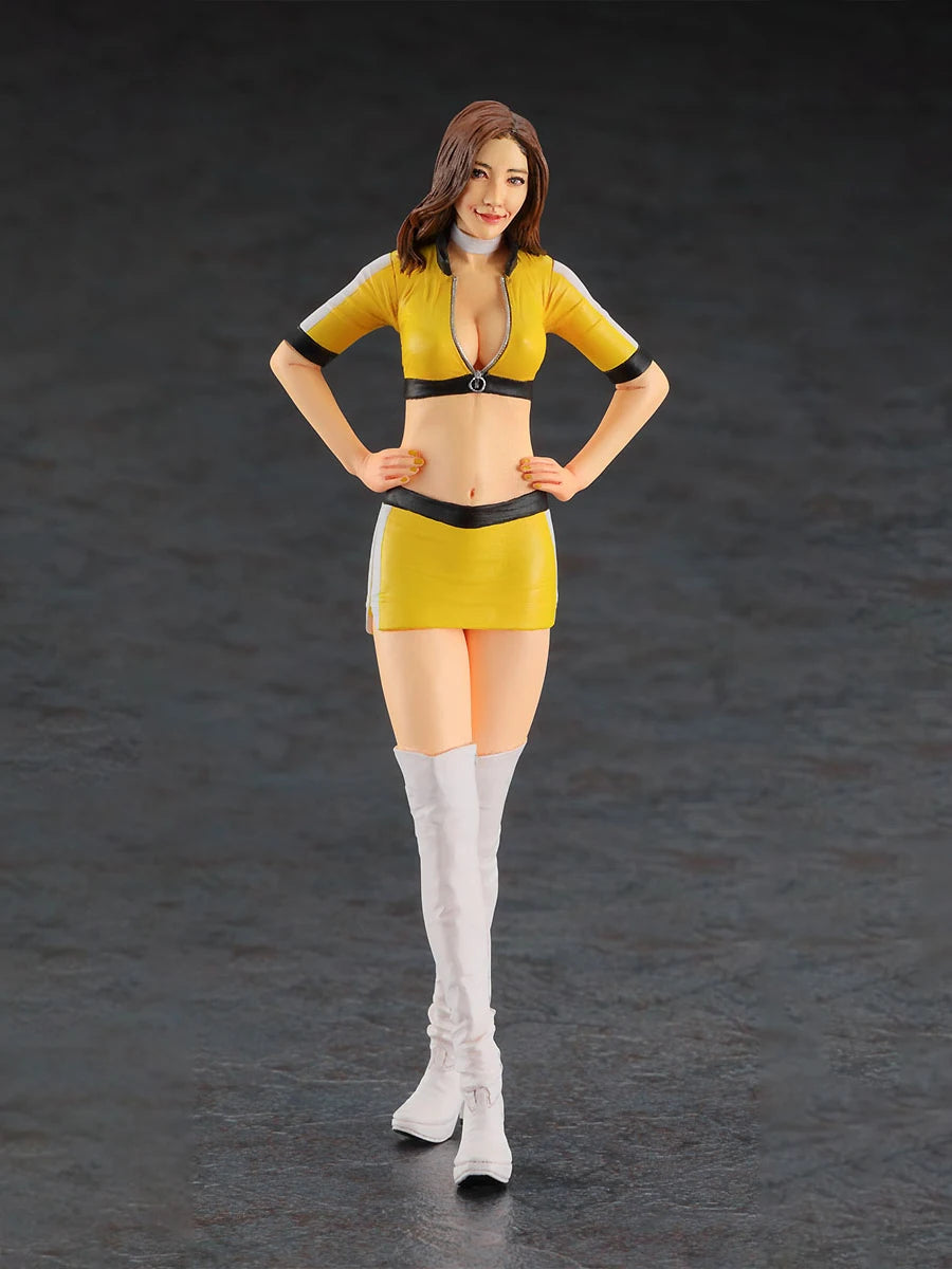 1/12 Woman in Yellow Outfit, Resin Model Figure Kit, Unassembled and Unpainted