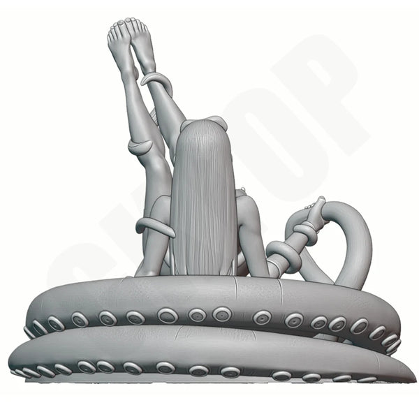 1/24 Adult Tentacle Creature, Resin Model Figure Kit, Unassembled and Unpainted