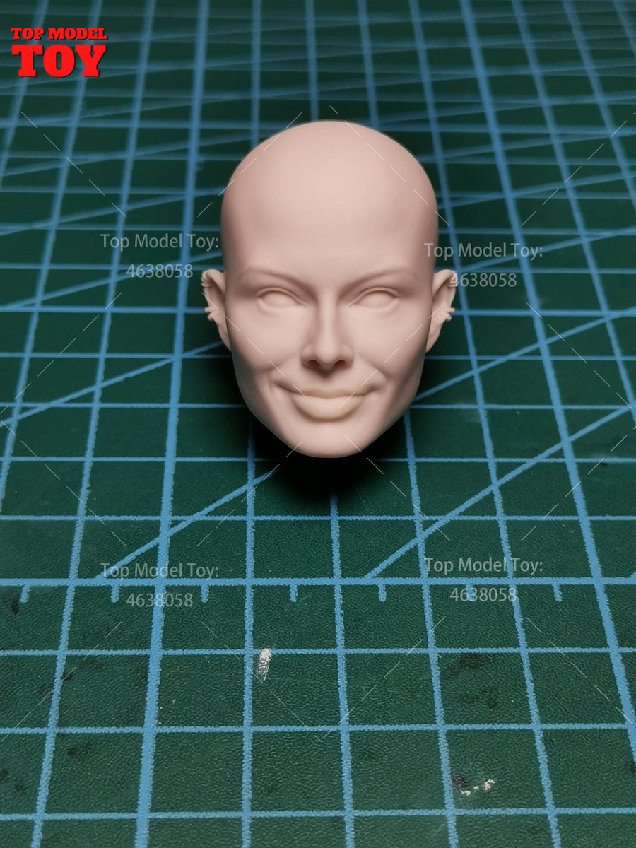 1/6 Scale Unpainted Tony Leung Chiu Wai Head Sculpt Carving Korea China Star Model for 12'' Soldier Action Figure Body Dolls