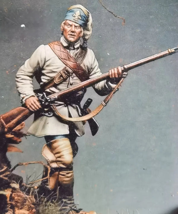 1/35 WWII Australian Infantryman Advancing with Rifle, Resin Model Figure Kit, Unassembled and Unpainted