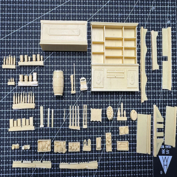 1/35 Rural Grocery Store, Resin Model Diorama Kit, Historical Theme, Unassembled and Unpainted