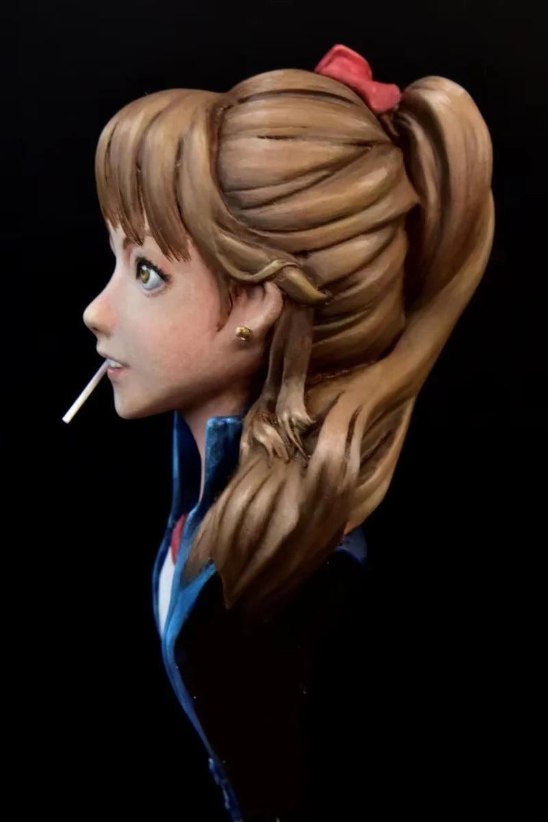 Character Female, Resin Model Bust Kit, Anime Theme, Unassembled and Unpainted