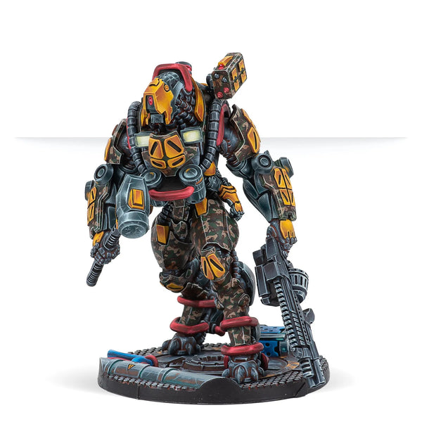 80mm Armored Sci-Fi Mecha Combat Suit, Resin Model Figure Kit, Sci-Fi Theme, Unassembled and Unpainted
