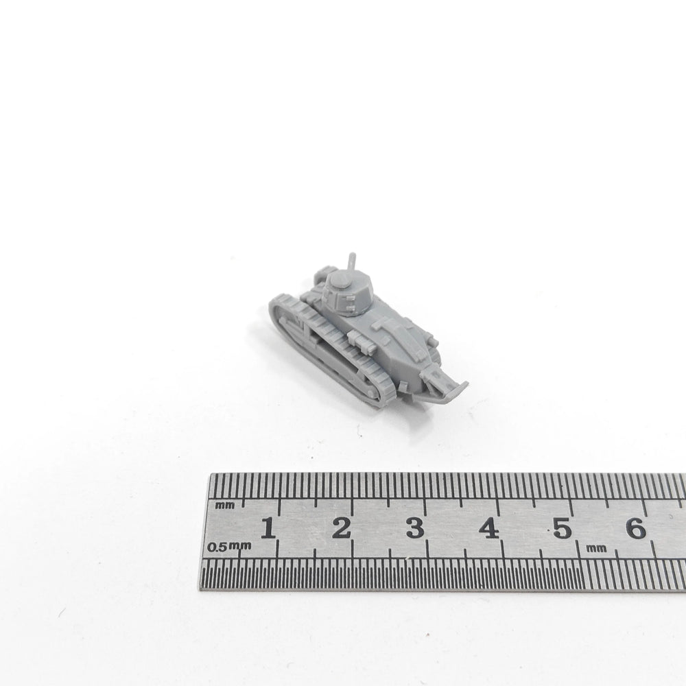 1/144 WWI French Renault FT, Resin Model Vehicle Kit, Unassembled and Unpainted