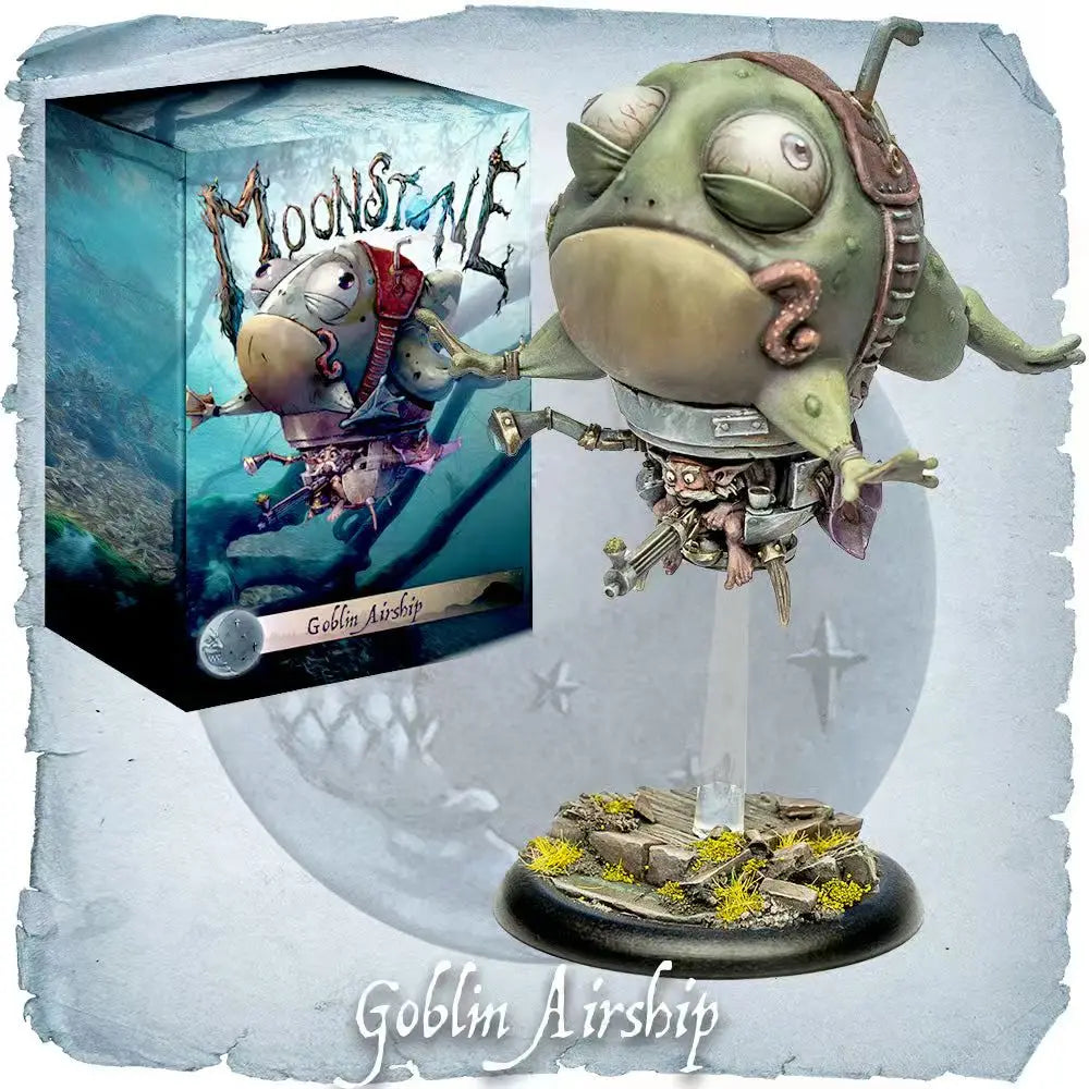 Goblin Airship Pilot, Resin Model Vehicle Kit, Fantasy Theme, Unassembled and Unpainted