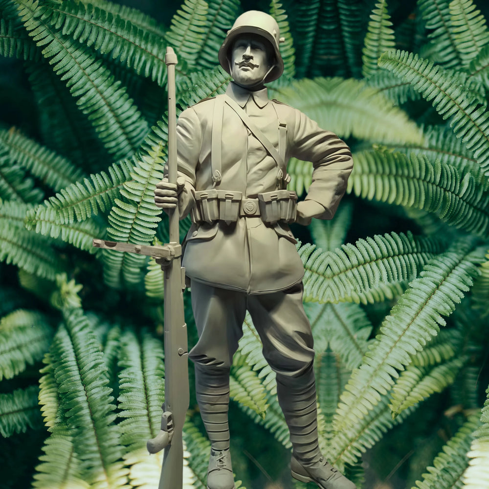 1/16 WWII Sniper Soldier, Resin Model Figure Kit, Unassembled and Unpainted