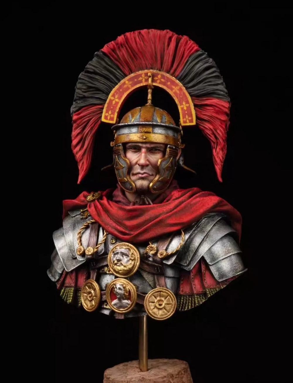 1/10 Ancient Roman Military Officers, 4 Figures, Resin Model Bust Kit, Unassembled and Unpainted