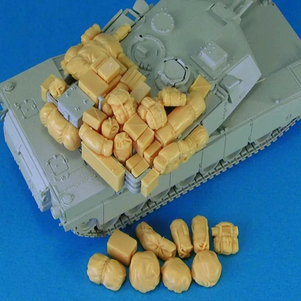 1/72 Modern M1 Abrams Main Battle Tank, Resin Model Vehicle Kit, Unassembled and Unpainted