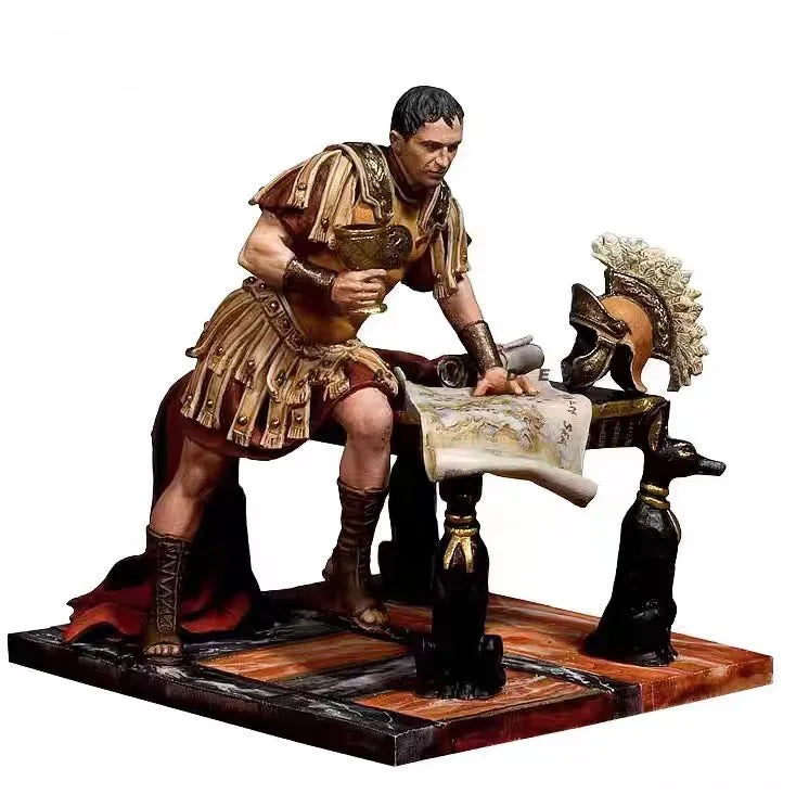 54mm Ancient Roman General with Attendant, 2 Figures, Resin Model Figure Kit, Unassembled and Unpainted