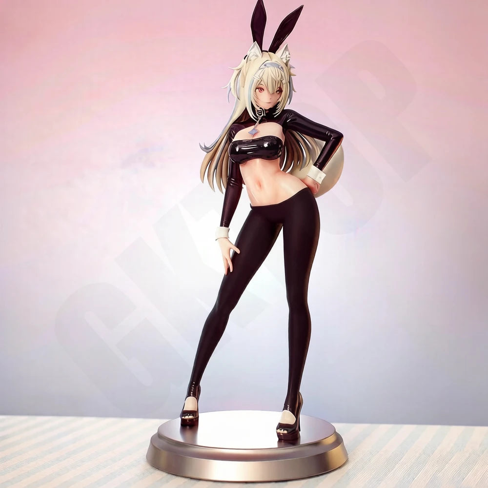 1/24 Bunny-Eared Beauty, Resin Model Figure Kit, Unassembled and Unpainted