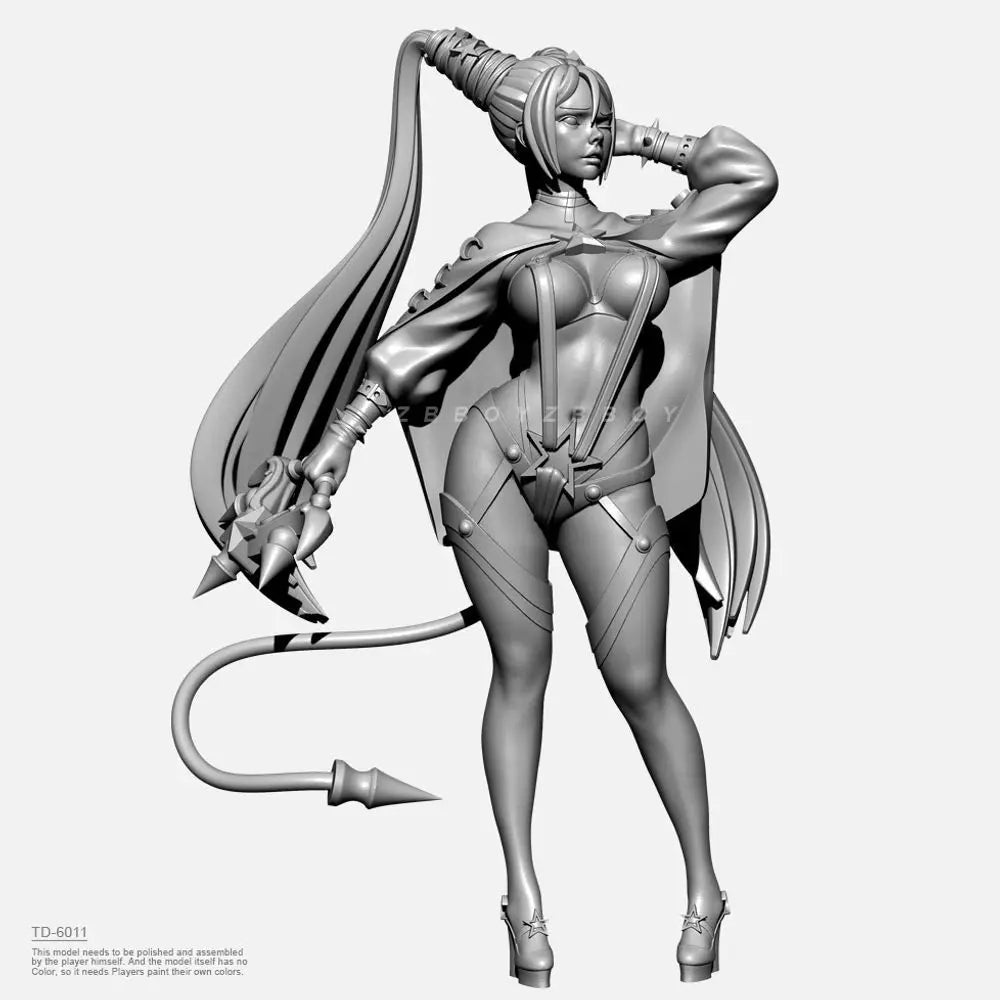 50mm Fairy Girl with Wings, Resin Model Figure Kit, Fantasy Theme, Unassembled and Unpainted