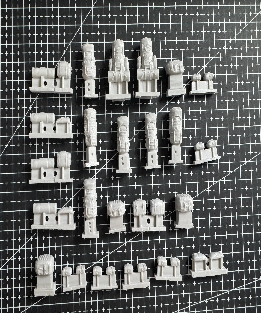 1/35 Modern 1/35 Us Marine Corps Backpack and Equipment Assembly, Resin Model Accessory Kit, Unpainted