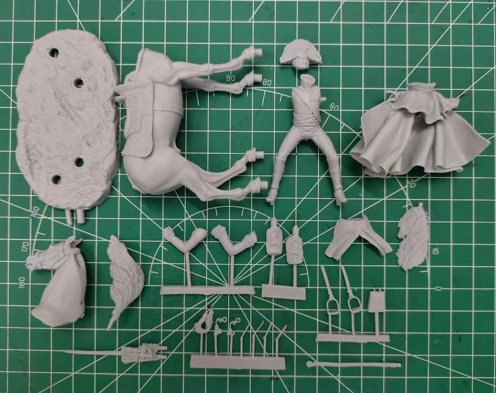 1/32 Napoleonic French Marshal, Resin Model Figure Kit, Unassembled and Unpainted