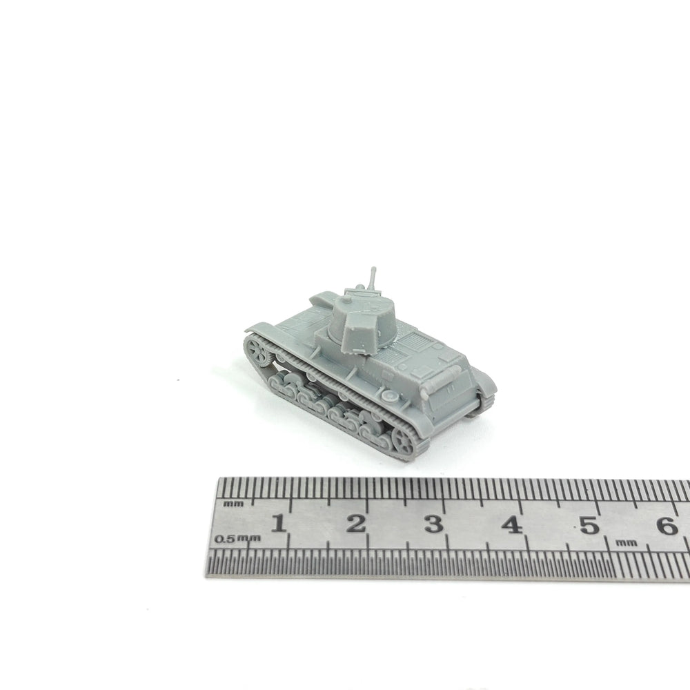 1/144 WWII Polish 7TP, Resin Model Vehicle Kit, Unassembled and Unpainted