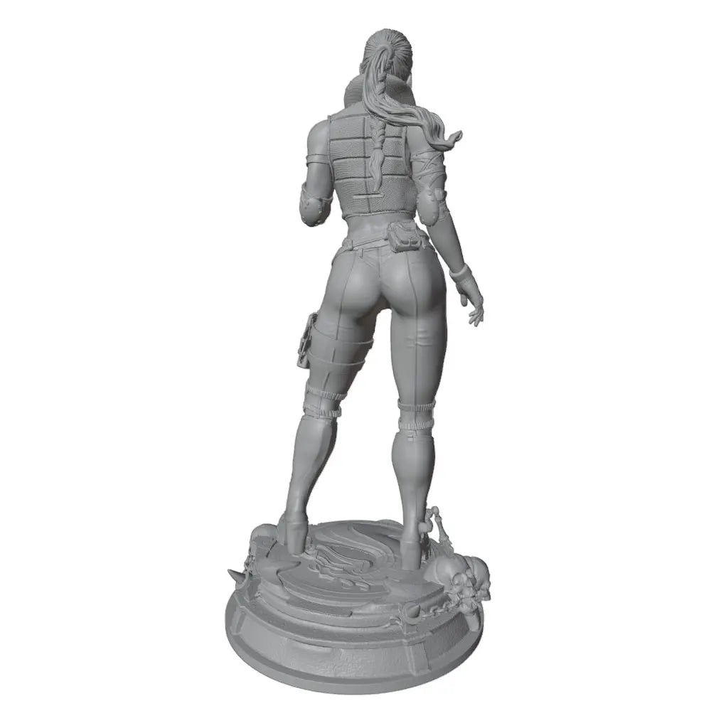 1/24 Female Tactical Soldier, Resin Model Figure Kit, Unassembled and Unpainted