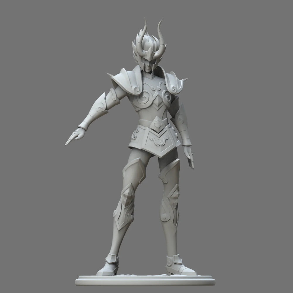 90mm Zodiac Armored Warriors, 12 Figures, Resin Model Figure Kit, Fantasy Theme, Unassembled and Unpainted