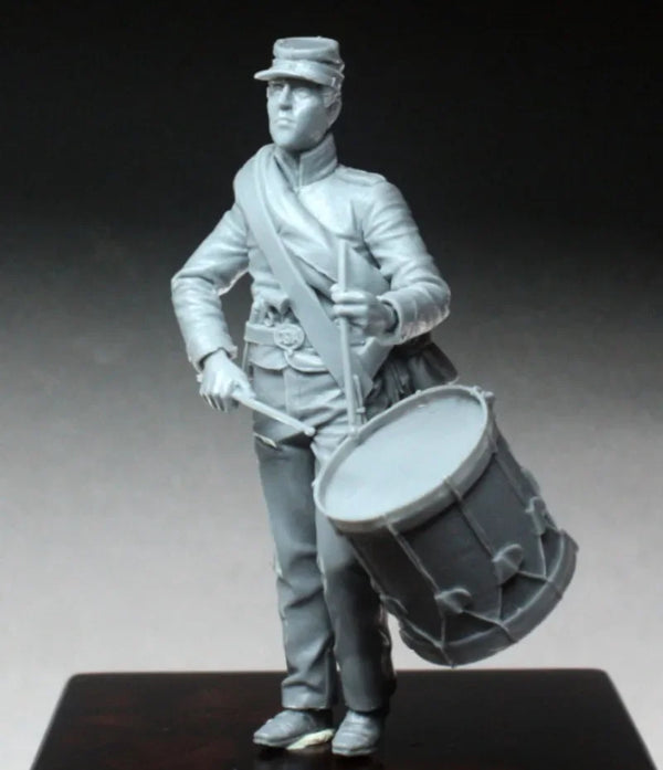 1/35 WWI Military Drummer, Resin Model Figure Kit, Unassembled and Unpainted