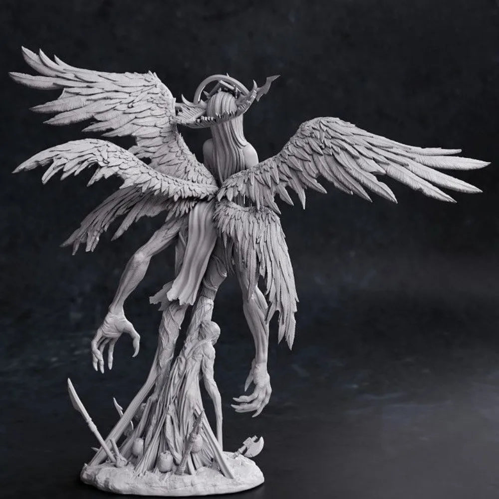 Fallen Angel, Resin Model Figure Kit, Fantasy Theme, Unassembled and Unpainted