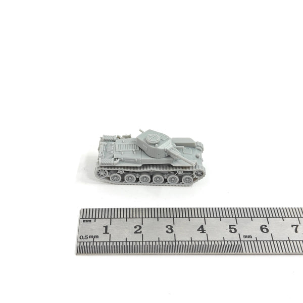 1/144 WWII Japanese Type 97 Chi-Ha Tank, Resin Model Vehicle Kit, Unassembled and Unpainted
