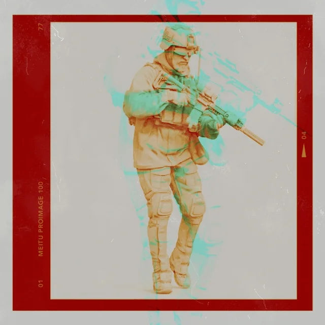 1/16 Modern Infantryman in Plate Carrier with Rifle, Resin Model Figure Kit, Unassembled and Unpainted