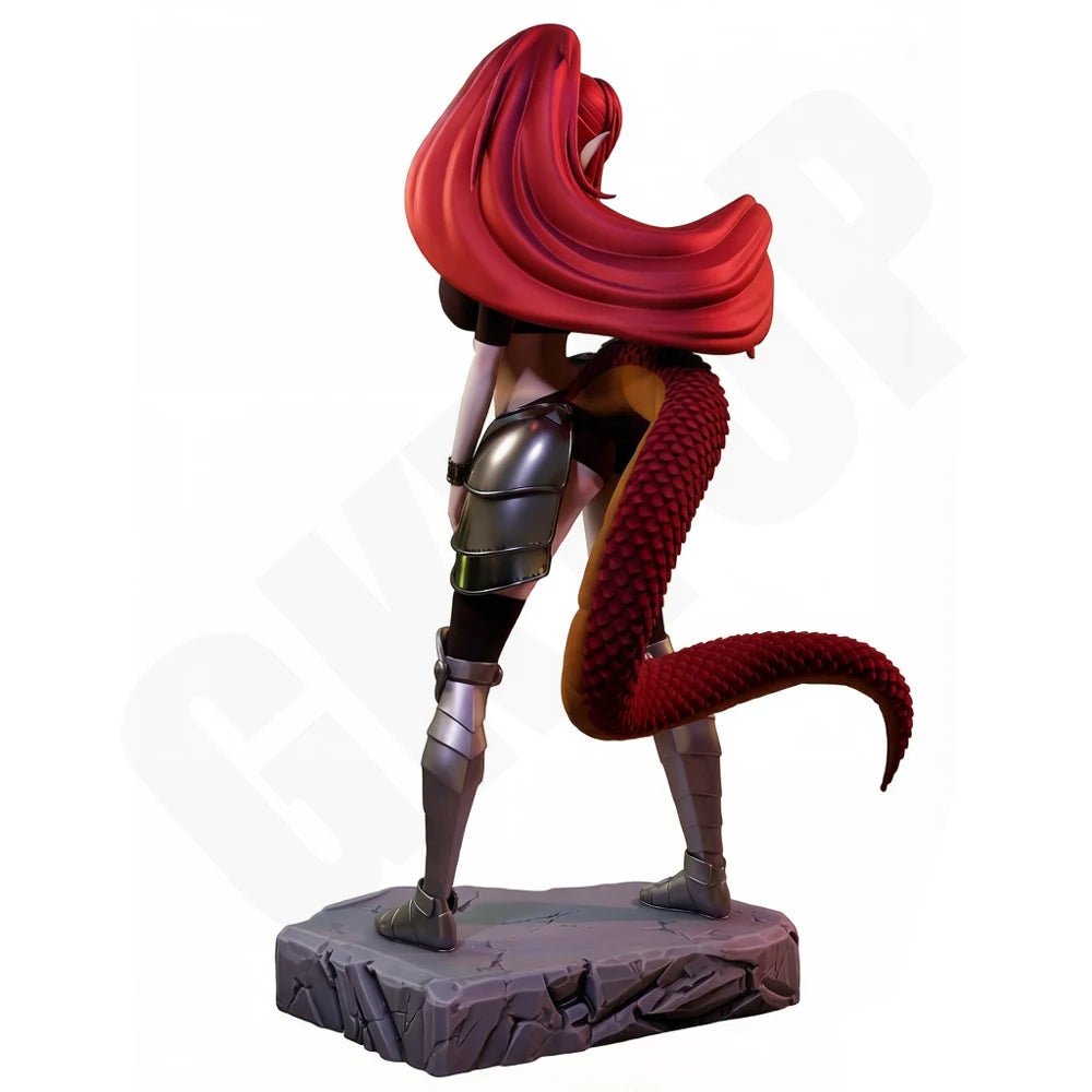1/24 Armored Demon Females, 2 Figures, Resin Model Figure Kit, Fantasy Theme, Unassembled and Unpainted