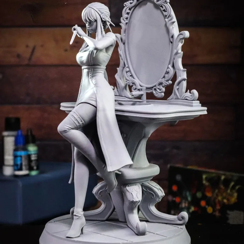 1/24 Female Assassin, Resin Model Figure Kit, Anime Theme, Unassembled and Unpainted