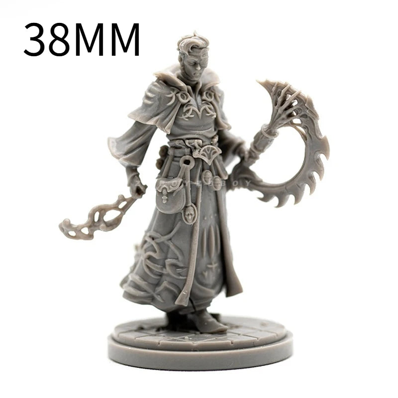 38mm Warrior Queen Guard, Resin Model Figure Kit, Fantasy Theme, Unassembled and Unpainted